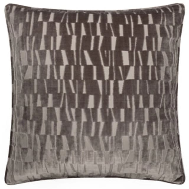 Paoletti Paoletti Manhattan Velvet Cushion in Natural Size: 50cm x 50cm Natural 50cm x 50cm Unisex 5025532364418