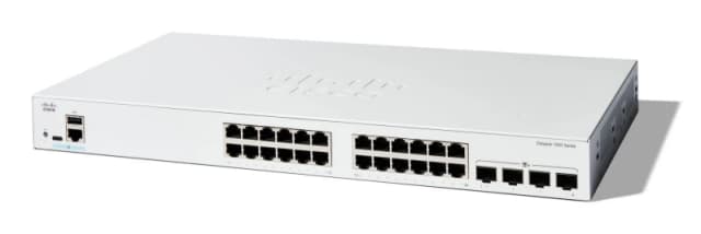 Cisco Catalyst 1200-24T-4X Smart Switch. 24 Port GE. 4x10GE SFP+. Limi