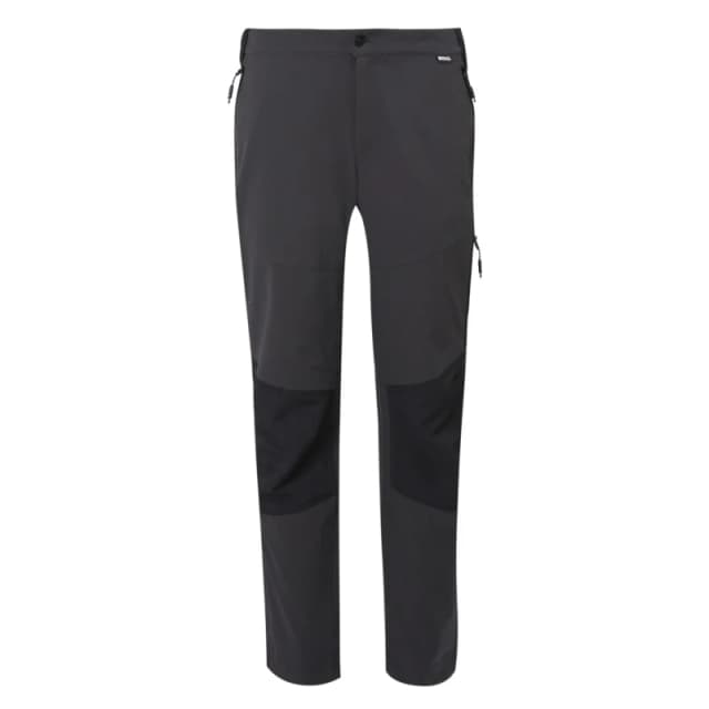 Regatta Regatta Men Isoflex 'Questra V' Water-Repellent Walking Trousers in Charcoal Size: 40R Charcoal 40R Male 5063019260570