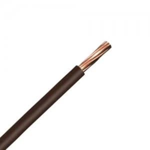 Zexum Brown 2.5mm 7 Strand 24A Single Core 6491B LSZH Low Smoke Zero Halogen Round Power Insulated Conduit Wire - 1 Meter