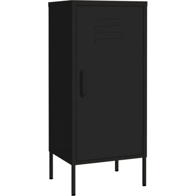 VIDAXL Storage Cabinet Black 42.5x35x101.5cm Steel Vidaxl 8720286565087
