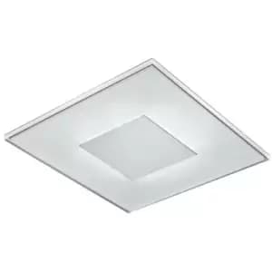 Netlighting Modern LED Flush Ceiling Light White, Warm White 3000K 1200lm