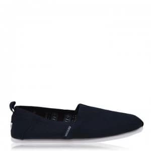 SoulCal Long Beach Mens Canvas Slip Ons - Navy