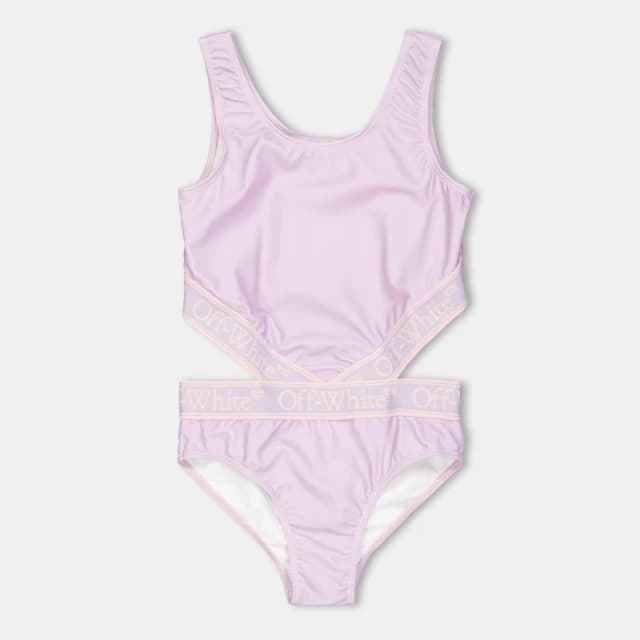 Off White Kids One Piece Swimsuit Lilac/Pink female 8Y