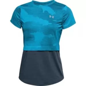 Under Armour Streaker 2.0 T Shirt Womens - Blue