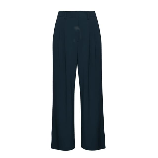 moss copenhagen Womens high waist Trousers Moss Copenhagen Henrika Bleu Female L