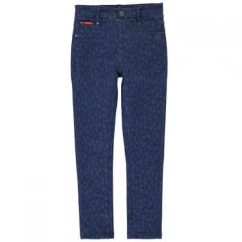 Lee Cooper AOP Jeggings Junior Girls - Blue AOP