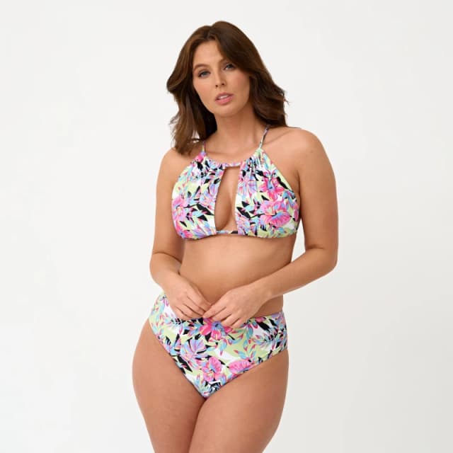 Be You High Neck Bikini Top - Green Green 8