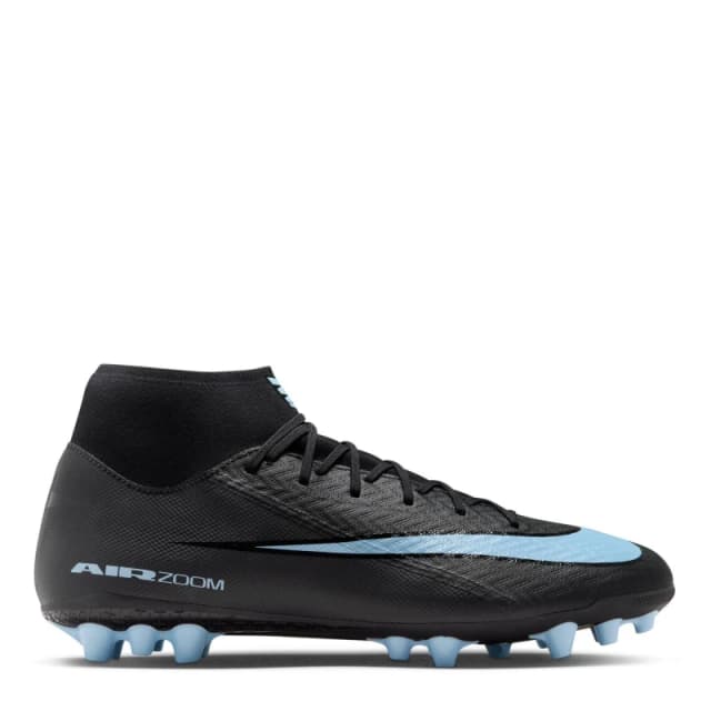 Nike Mercurial Superfly 10 Academy Artificial Ground Football Boots Black/Blue male 8 (42.5)