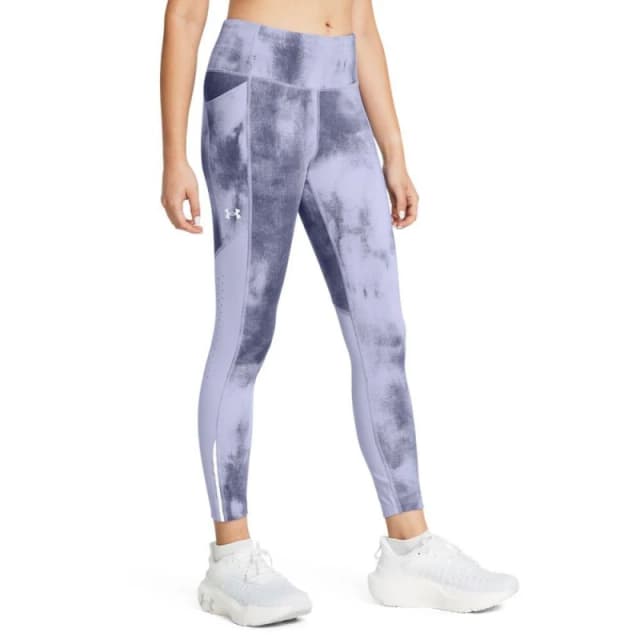 Under Armour UA Launch Printed Ankle Tights - Purple Purple 8