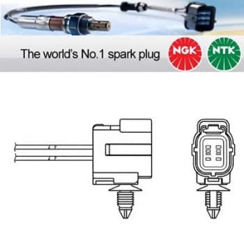 1x NGK NTK Oxygen O2 Lambda Sensor OZA341-W1 OZA341W1 (6408)