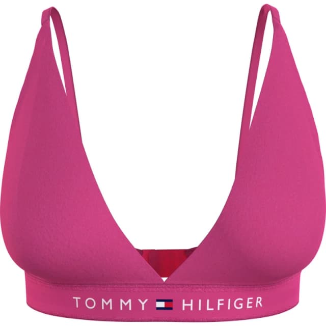 Tommy Hilfiger Logo Triangle Bra Triangle Bralettes 8 (XS) Pink 42119407310