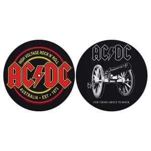 AC/DC - For Those About To Rock/High Voltage Turntable Slipmat Set