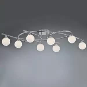 Lotto 8 Ceiling Light Nickel