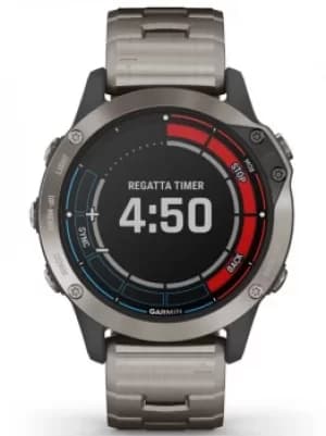 Garmin Quatix 6 Titanium Bracelet Smartwatch 010-02158-95