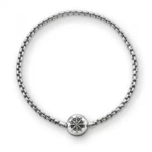 Ladies Thomas Sabo Sterling Silver Karma Beads Bracelet 20Cm