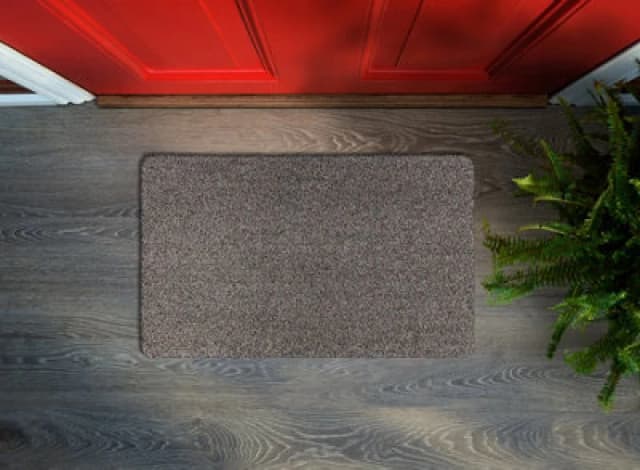 RUGSX Doormat colorado 436 antislip, outdoor, indoor, gum - beige beige 50x80cm CR04_
