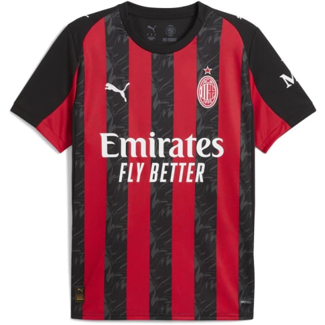 Puma AC Milan Home Shirt 2025 2026 Adults Red/Black male XL