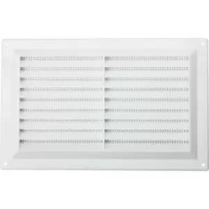 Fixed Louvre Vent - 229 x 152mm - White Plastic