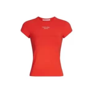 Calvin Klein Jeans Stacked T Shirt - Red