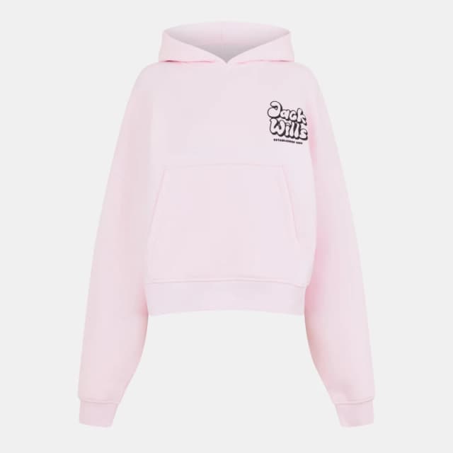 Jack Wills Womens JW Bubble Hoodie Pink female 8 (XS)