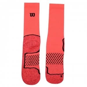 Wilson Amplifed Tennis Socks Womens - Red
