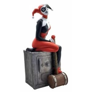 Harley Quinn On The Safe Bank