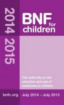 Bnf for Children 2014-2015 bnfc by Paediatric Formulary Committee Paperback