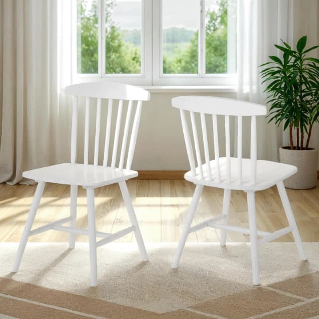 Seconique Emery Dining Chair (x2 Per Box) - White 400-402-147