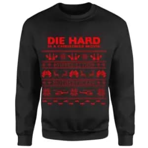 Die Hard Die Hard Is A Christmas Movie Christmas Jumper - Black - 5XL
