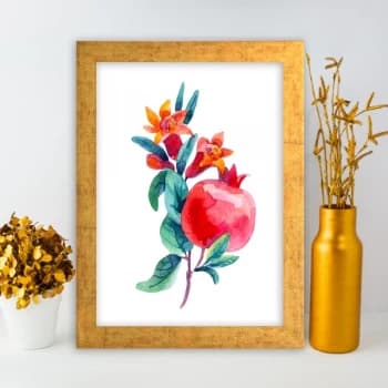 AC4173931452 Multicolor Decorative Framed MDF Painting