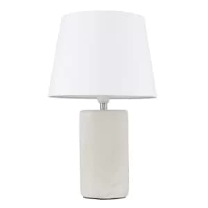 Austin Table Lamp with White Aspen Shade