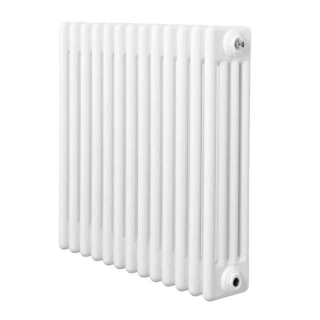 Monstershop Traditional 4 Column Radiator - 600 x 605mm - White White Unisex