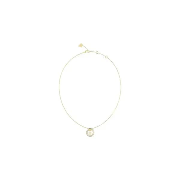 Guess Jewellery Ladies 16"-18" 4G Logo Knot Mini Necklace UB