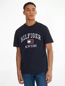 Tommy Hilfiger Modern Varsity T-Shirt - Desert Sky Navy , Desert Sky Navy Size M Men