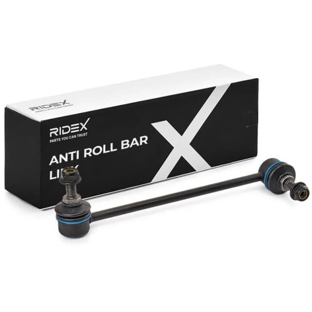 RIDEX 3229S0122 Anti-roll bar link Front Axle Right, with accessories Link Stabiliser (3229)