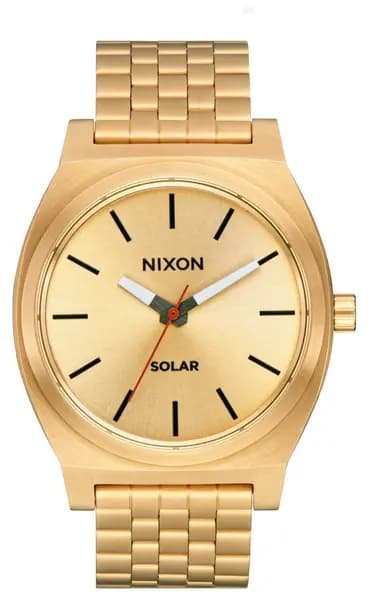 Nixon A1369-510-00 Time Teller Solar (40.5mm) Gold Dial / Watch
