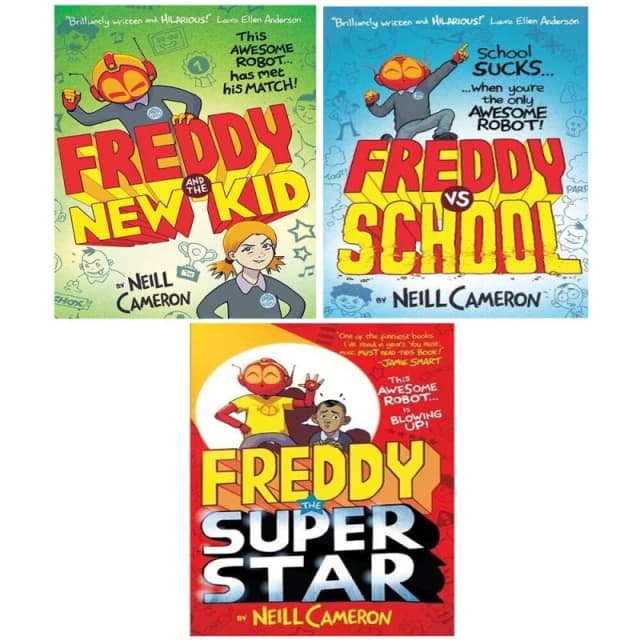 The Awesome Robot Chronicles 3 Book Collection Neill Cameron Neill Cameron Books
