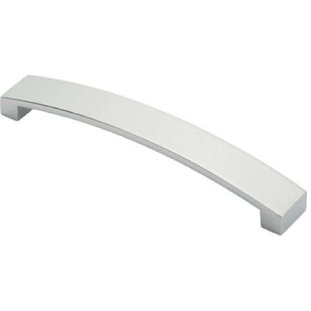 Loops Flat Curved Bow Pull Handle 172 x 25mm 160mm Fixing Centres Polished Chrome Multi unisex