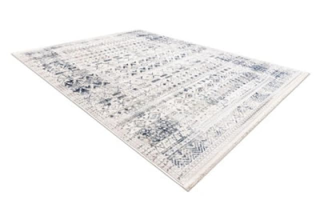 RugsX Distin 0833A Navy Blue / Blue / White Modern Carpet - Boho, Vintage, F 80X150 Cm