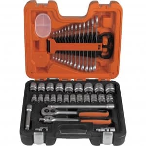 Bahco S400 40 Pieces 1/2In Drive Socket and Spanner Set 1/2"
