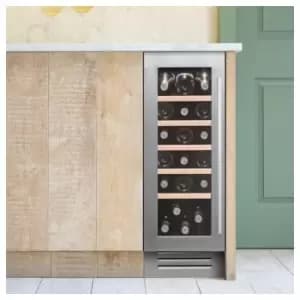 Caple Sense 19 Bottle Under Counter Single Zone Wine Cabinet - Stainless Steel Door