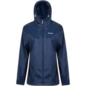 Regatta PACK-IT III Waterproof Shell Jacket womens Fleece jacket in Blue - Sizes UK 10,UK 14,UK 16,UK 18,UK 8,UK 20,UK 24,UK 30
