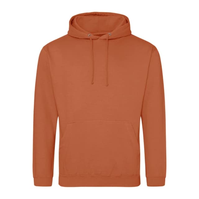AWDis AWDis Men College Hooded Sweatshirt Hoodie in Light Brown Size: X-Small Light Brown XS Male 5063107075383