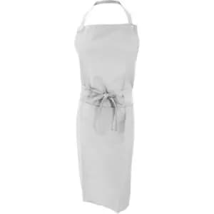 Jassz Bistro Unisex Bib Apron With Pocket / Barwear (One Size) (White) - White
