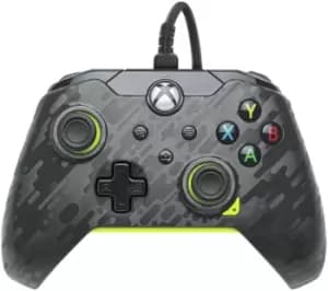 PDP Xbox Series X/S & One Wired Controller - Electric Carbon