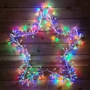 1.2M Premier Multi Coloured Twinkling LED Starburst Star