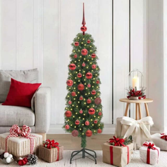 Vidaxl Artificial Christmas Tree With 150 Leds With Stand Green 150 Cm