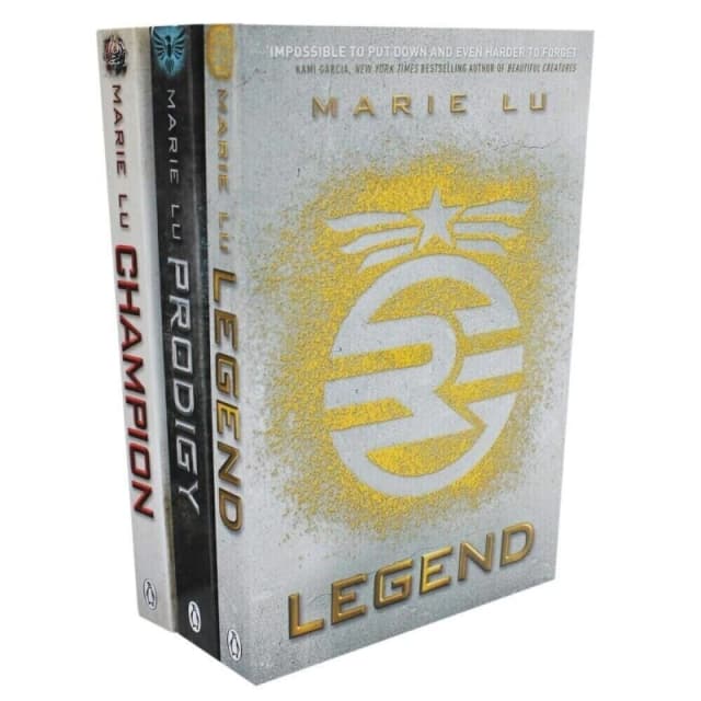 Marie Lu Legend Trilogy 3 Book Collection Complete Legend Prodigy Champion Dystopian YA Saga Marie Lu Books