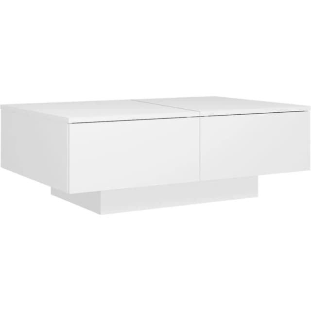 VIDAXL Coffee Table White 90x60x31cm Engineered Wood Vidaxl 8720286587140